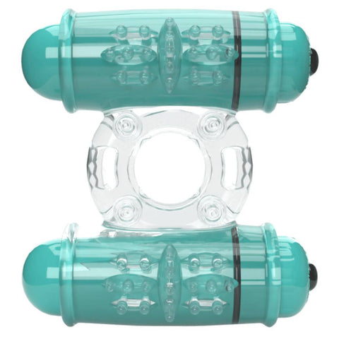 Screaming O Double Wammy 4T High Pitch Treble Multi Function Cock Ring - Vibrating Cock Rings
