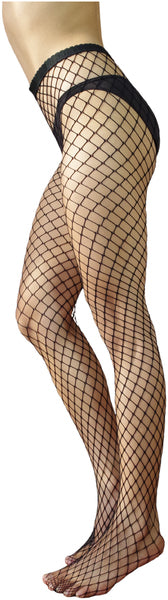 Sax Large Net Womens Fishnet Pantyhose 3 Hosiery