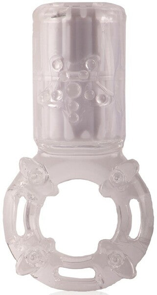 Charged The Big Omg Vibrating Cock Ring Clear - Vibrating Cock Rings