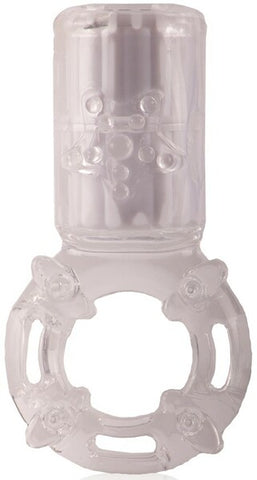 Charged The Big Omg Vibrating Cock Ring Clear - Vibrating Cock Rings