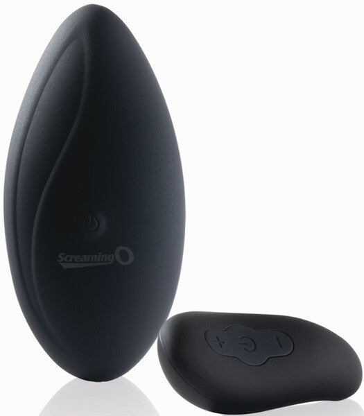 Screaming O Premium Ergonomic Remote Control Panty Vibrator Set Black Remote Control Vibrators