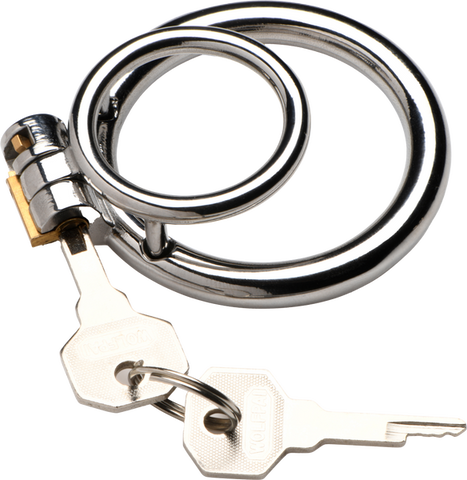 Master Series Locked Cock Locking Cock & Ball Ring - Male Chastity