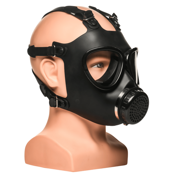 Master Series BDSM Play Inhaler Gas Mask With Bottle Bondage Hoods