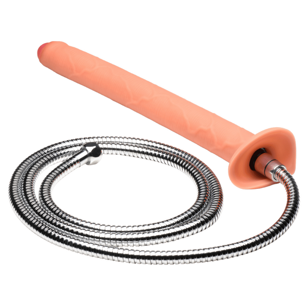 XR Brands Thick Silicone Enema Hose 15 Inch Enemas and Douches