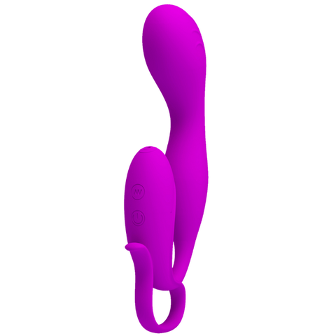 Pretty Love Flowery Silicone Rechargeable Clit Vibrator - Clit Ticklers and Pulsators