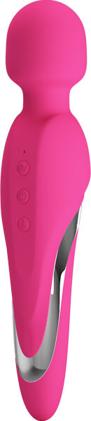 Pretty Love Michael Rechargeable Warming Body Wand Massager Pink - Body Wands