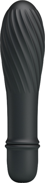 Pretty Love Solomon 10 Function G Spot Silicone Vibrator Black - G-Spot Vibrators
