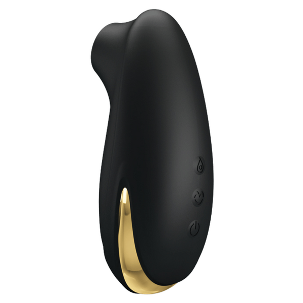 Pretty Love Otis Royal Pleasure Suction Based Clitoral Massager Black / Gold Clit Ticklers and Pulsators