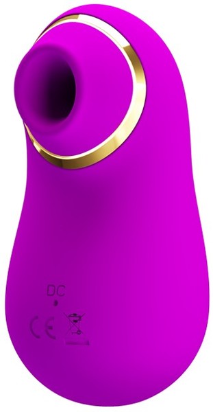 Pretty Love Rechargeable Emily Clitoris Suction Stimulator Purple Clit Ticklers and Pulsators