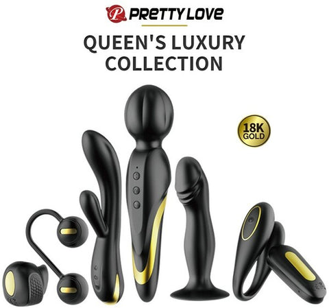 Pretty Love Mini Queens Luxury Collection Adult Toy Set Black - Sex Kits