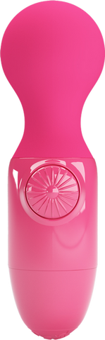 Pretty Love Rechargeable Mini Stick Body Wand Massager Pink - Body Wands