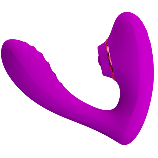 Pretty Love Nauty Rechargeable Clitoral Stimulator Purple - Clit Ticklers and Pulsators