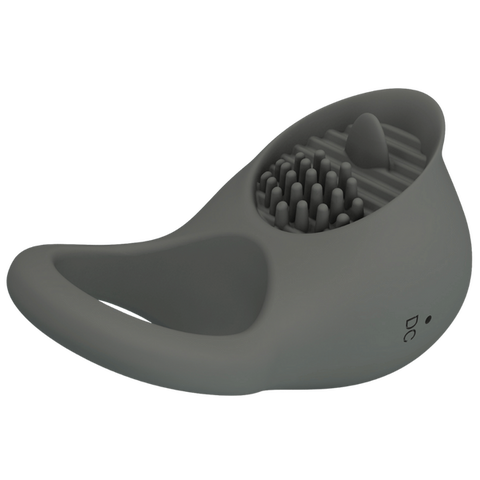 Pretty Love Nimbus 12 Function Master Vibrating Cock Ring Grey - Vibrating Cock Rings