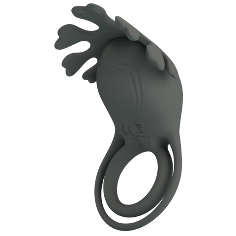 Pretty Love Ruben 7 Function Master Vibrating Cock Ring Grey - Vibrating Cock Rings