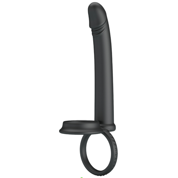 Pretty Love Moses Cock and Ball Ring Anal Dildo Black Anal Dildos