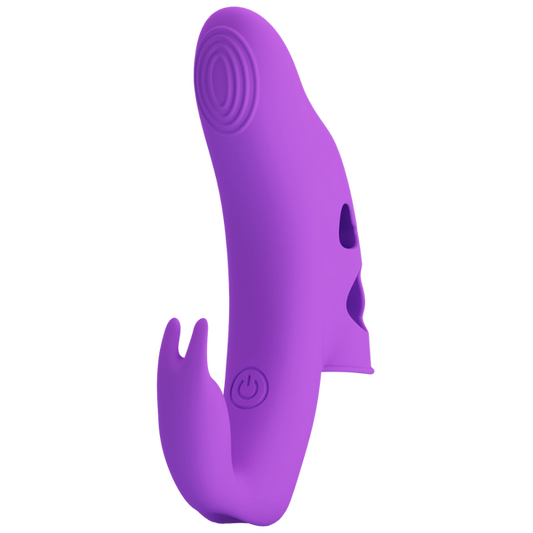Pretty Love Yenna Rechargeable Honey Finger Vibrator Purple - Finger and Tongue Vibrators