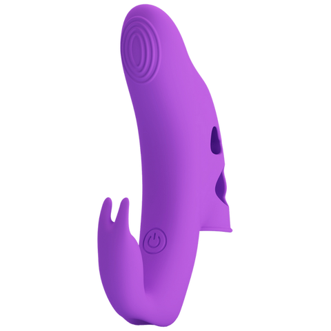Pretty Love Yenna Rechargeable Honey Finger Vibrator Purple - Finger and Tongue Vibrators