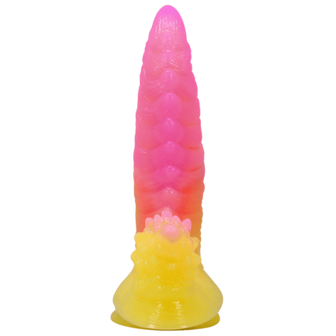 Baile Flame Beast Rippled Monster Silicone Dildo - Realistic Dildos
