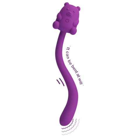 Pretty Love Cute Bear Flirting Stick Adult Massager - Personal Massagers