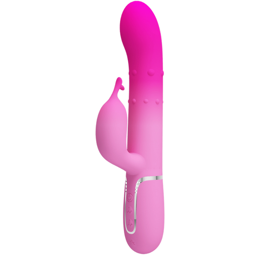 Pretty Love Shima Rechargeable 7 Function Rabbit Vibrator Pink - Rabbit Vibrators
