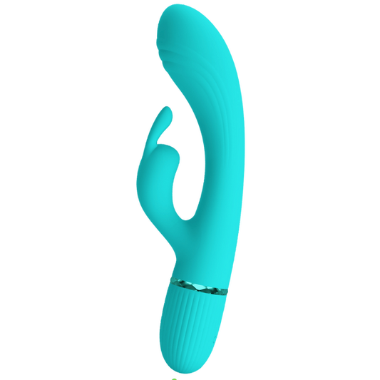 Pretty Love Scocco Dual Motor Silicone Rabbit Massager - Rabbit Vibrators