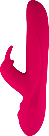 Seven Creations Unik Multi Function Rechargeable Rabbit Vibrator Red - Rabbit Vibrators
