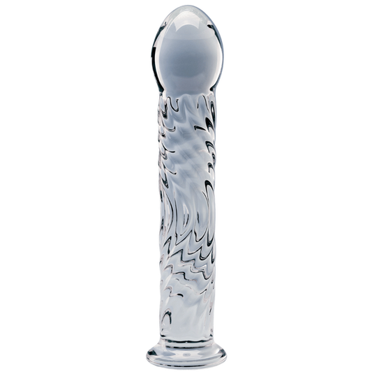 Creative Conceptions Seraphic Ripple Borosilicate Glass Dildo Glass Sex Toys