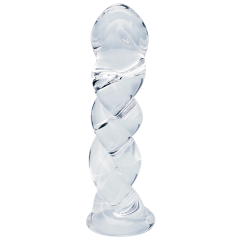 Creative Conceptions Seraphic Braid Glass Dildo - Glass Sex Toys