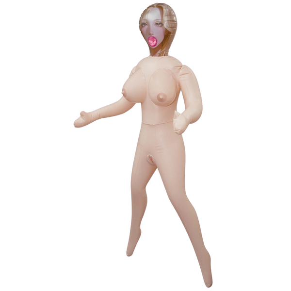 Hussy Lulu Standing Position Inflatable Sex Doll With 3 Holes Love Dolls