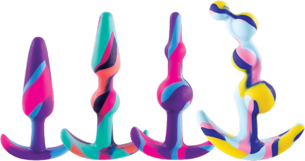 Fervent Gala Flared Base Silicone Butt Plug Training Kit Butt Plugs