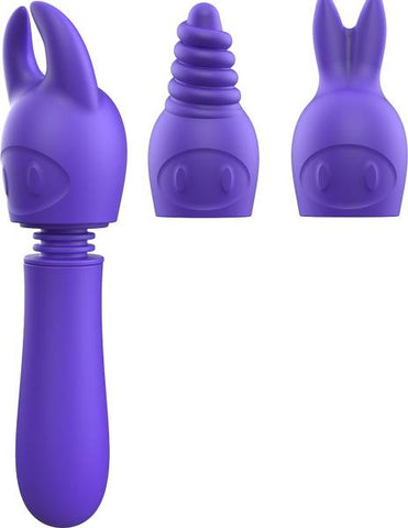 Excellent Power Tip Frenzy 10 Functions Silicone Body Wands Massager - Body Wands
