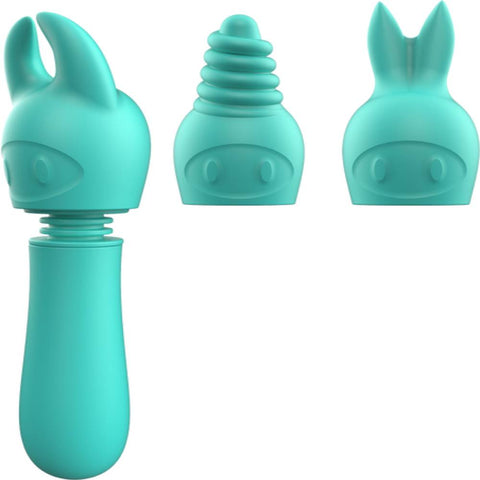 Excellent Power Tip Frenzy 10 Functions Silicone Body Wands Massager - Body Wands