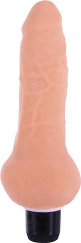 True Feel Ballsy Realistic Design Vibrating Dildo - Vibrating Dildos