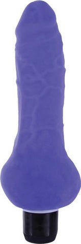 True Feel Ballsy Realistic Design Vibrating Dildo - Vibrating Dildos