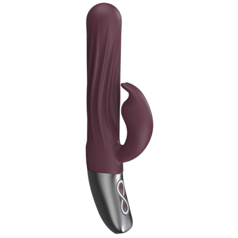 Titanz 10 Functions Thrusting Rabbit Rechargeable Silicone Vibrator - Rabbit Vibrators