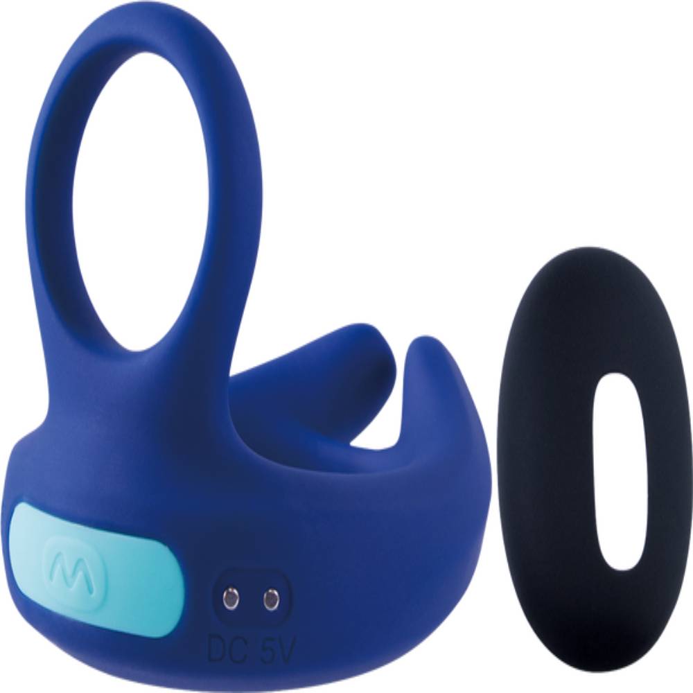 Giga Booster Dual Motor Vibrating Cock Ring with Scrotal Stimulator Vibrating Cock Rings