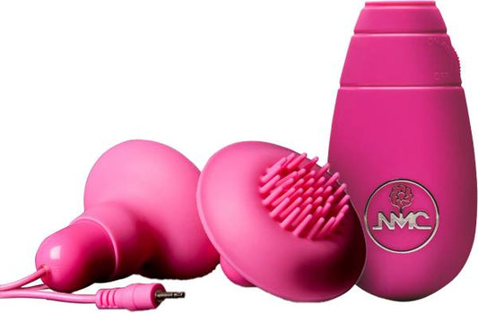 Excellent Power Double Trouble Nipple and Clit Teaser With Vibrating Bullet - Nipple and Clit Clamps