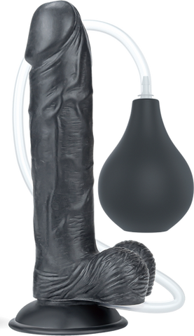 Squirt Extreme Realistic Looking Dong Black - Realistic Dildos