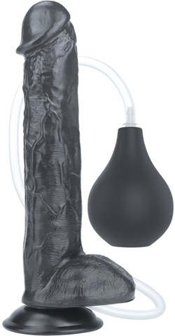 Squirt Extreme Realistic Looking Dong Black - Realistic Dildos