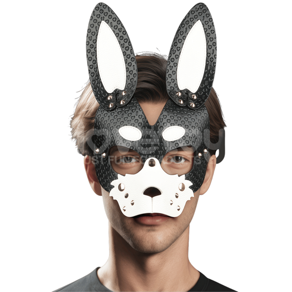 Lovetoy BDSM Play Adjustable Rebel Bunny Mask - Masks And Blindfolds