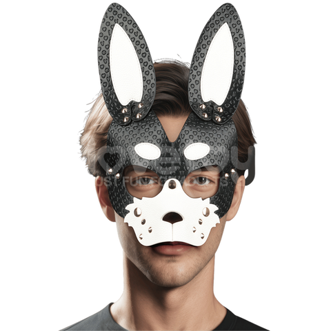 Lovetoy BDSM Play Adjustable Rebel Bunny Mask - Masks And Blindfolds