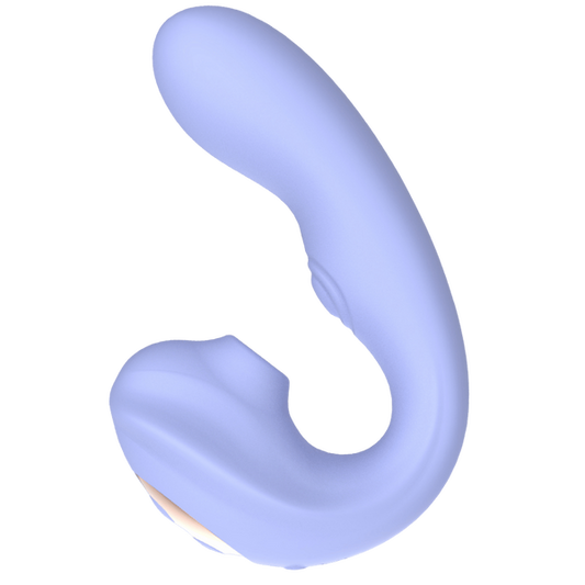 SXE Novelties Aria Sucking and Patting Vibrator Blue Clit Ticklers and Pulsators