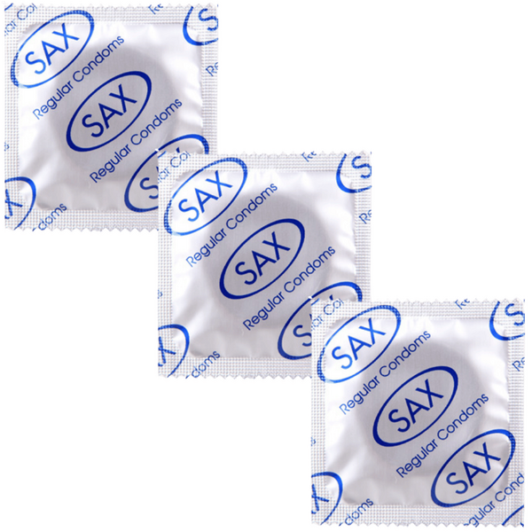 Sax Regular Latex Condoms 53mm 144 Pack Condoms