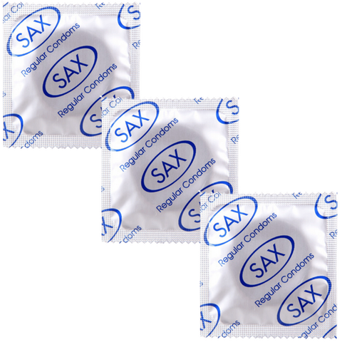 Sax Regular Latex Condoms 53mm 144 Pack - Condoms
