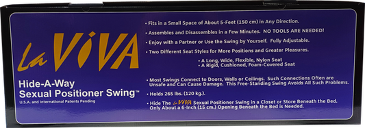 La Viva Hide a Way Sexual Position Free Standing Sex Swing Sex Swings And Slings