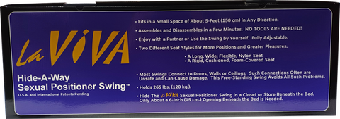 La Viva Hide a Way Sexual Position Free Standing Sex Swing - Sex Swings And Slings