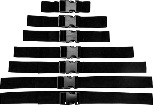 Master Series Subdued Full Body Bondage Strap Set Cuffs And Restraints