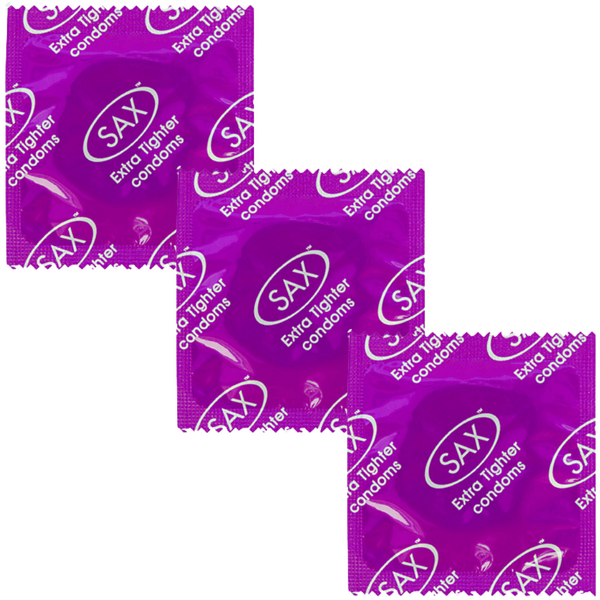 Sax Extra Tighter Fit Latex Condoms 46mm 144 Pack Condoms