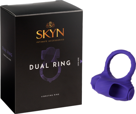 Skyn 3 Function Dual Vibrating Cock Ring - Vibrating Cock Rings