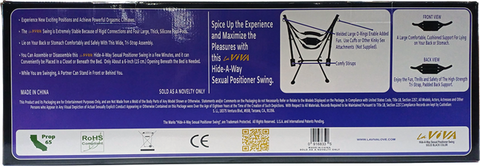 La Viva Hide a Way Sexual Position Free Standing Sex Swing - Sex Swings And Slings